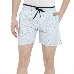 กางเกงขาสั้นลำลองผู้ชายคุณภาพสูงรุ่นใหม่ ผ้าฝ้าย 100% แห้งเร็ว ลายเรียบ ดีไซน์ใหม่ ความยาวระดับเข่า - Product Image 1