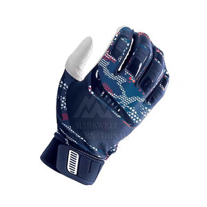 Gants de frappeur de baseball en cuir véritable à bas prix Bonne qualité quantité minimale de commande confortable Gants de frappeur de baseball pour le sport - Product Image 5