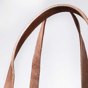 Bolso Tote de Hojas de Palma Tejido a Mano con Cierre Abierto, Dos Asas de Cuero, Capacidad de 3L+ y Correa para el Hombro para Mujer - Product Image 4