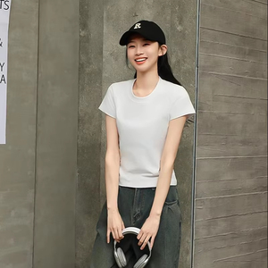 Camiseta estampada de algodón orgánico GSM 230 100%, camiseta de gran tamaño con cuello redondo de talla grande para hombres y mujeres, Camiseta estampada de peso pesado para hombres - Product Image 4