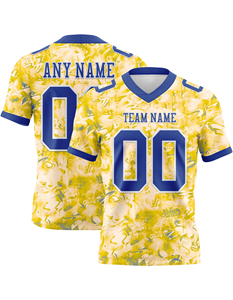 Personalizado de fútbol americano Jersey hombres mujeres niños sublimación aparejos sarga bordado Teamwear uniformes transpirables al por mayor - Product Image 2