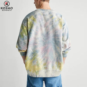 Men's Tie Dye <b>Sweatshirt</b> New Design Lightweight Cotton Breathable and Quick Dry Long Length Winter <b>Fleece</b> <b>Sweatshirt</b> - Product Image 2
