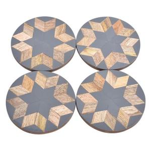 Modern <b>Wood</b> <b>Resin</b> Inlay Coaster Set Premium Crafted Drink Mats Logo <b>Table</b> Pads <b>for</b> Luxury Dining Spaces, Styling & Gift Packages - Product Image 5
