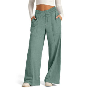 Pantalones Deportivos Casuales Unisex Personalizados con Corte Ajustado, Transpirables, Ecológicos, 100% Algodón, Cierre con Cordón, Bolsillos Laterales, Tallas Grandes - Product Image 3