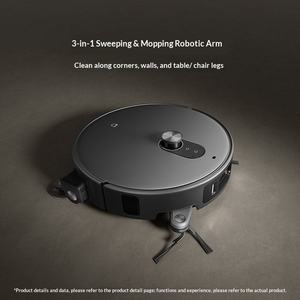 Robot aspirateur laveur Mijia 6 Max version réservoir d'eau 35000Pa, triple bras mécanique, triple caméra 6cm, autonomie 150 min - Product Image 3