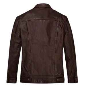 Camisas Casuales de Cuero para Hombre con Logotipo Personalizado del Fabricante, Camisas Transpirables de Alta Calidad con Logotipo Personalizado - Product Image 3