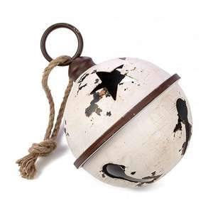 Étoile de Noël suspendue en métal avec impression de drapeau, décoration murale pour la maison, décoration de ferme - Product Image 2