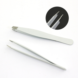 Pinzas de cejas con logotipo personalizado de alta calidad, venta al por mayor profesional con pinzas de pestañas de acero inoxidable puntiagudas - Product Image 2