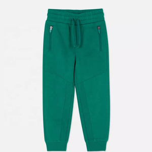 Custom Kids Fleece Hooded Casual Tracksuit Green Half Zip Pullover and Jogger Set Winter Outfit <b>Toddler</b> Clothing - Product Image 4