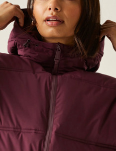 Vente en gros Logo personnalisé Veste matelassée chauffante brillante à capuche unisexe en polyester pour femmes Veste bulle grande taille pour femmes pour hommes pour femmes - Product Image 4