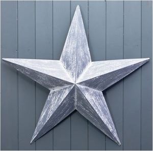 Aluminum Silver Xmas <b>Star</b> T <b>Light</b> Christmas Decoration Wholesale Made in India for Home Party Hanging Decor New Year Xmas Party - Product Image 4