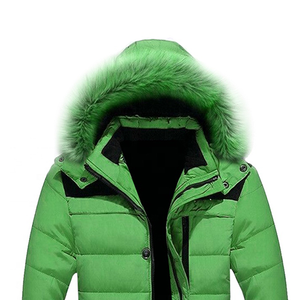 Veste chaude en duvet épaissie pour hommes avec capuche et vestes en sangle pour hommes - Product Image 3