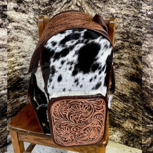 Low MOQ กระเป๋าผ้าอ้อมหนังวัวดีไซน์ใหม่, กระเป๋าแฟชั่นหนังวัวสไตล์ที่แตกต่าง - Product Image 2