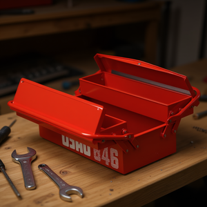 Cajas de Herramientas Cantilever de Tres Compartimentos Usag, Vacías, para una Organización Práctica - Product Image 3