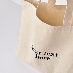 Sac fourre-tout pour femme, grand/très grand, en toile de coton avec motif de lettres et longue poignée en corde |   Logo imprimé à des fins promotionnelles - Product Image 6