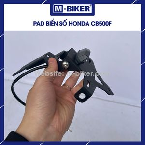 CB500F Folding Motorcycle License <b>Plate</b> <b>Holder</b> with Electrostatic Powder Coating for Convenient & Stylish Display - Product Image 3