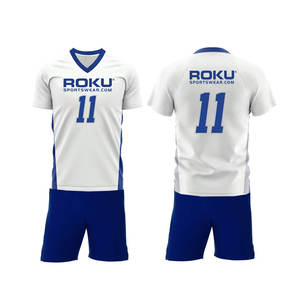 ชุดเครื่องแบบฮ็อกกี้น้ำแข็งระบายอากาศของผู้ชายชุด100% โพลีเอสเตอร์ออกแบบโลโก้ได้ตามต้องการ - Product Image 2