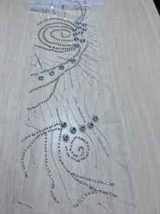 Feishiluo Luxury One-Layer 100% Polyester Lace 3D <b>Flower</b> Bridal Veil Cathedral Style 350cm Long Trim <b>Appliqued</b> Comes Comb - Product Image 4