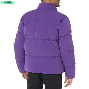 Outdoor Wear Men's Puffer Jacket Puffy <b>Bubble</b> <b>Coat</b> Warm Comfortable Breathable Eco-Friendly Stand Collar Zipper Closure - Product Image 2