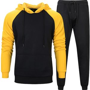 Chándal profesional personalizado para hombre, pantalones con capucha de manga larga, trajes de Fitness para correr de 2 piezas, ropa deportiva, chándal informal - Product Image 2