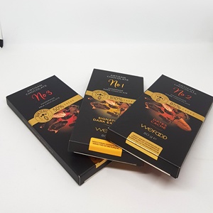 Custom Recyclable Offset Printed <b>Box</b> with Matt Lamination and Embossing for Handmade Chocolate and Sushi - Product Image 1