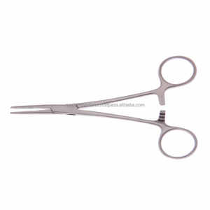 Fórceps de arteria quirúrgica de acero inoxidable amigables con las manos plateadas Juego de instrumentos de base fácil de usar Tamaño estándar - Product Image 1