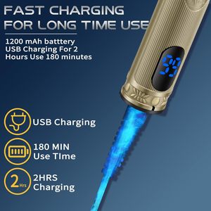 Afeitadoras Profesionales Inalámbricas Recargables para Barba, Cortapelos Silenciosos para Salón, para Hombres, Corte Preciso, Uso Profesional - Product Image 2