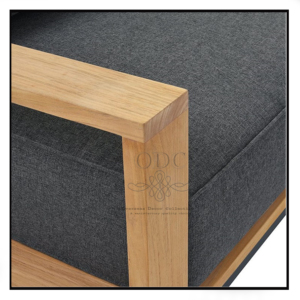 Gỗ rắn có thể tháo rời cousion sofa bắt mắt Thiết kế cổ điển sofa cho đồ nội thất nhà vải cousion đôi ghế sofa - Product Image 4