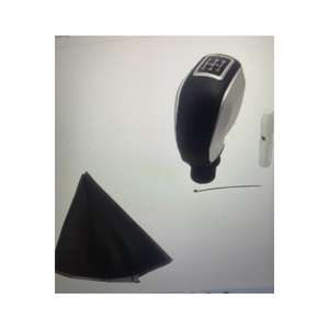 หัวเกียร์รถยนต์ Peugeot 407 รุ่นดีลักซ์ พร้อมผ้าคลุมกระจกหน้ารถสีเทา และปลอกหุ้มคันเกียร์แบบสปอร์ต - Product Image 1