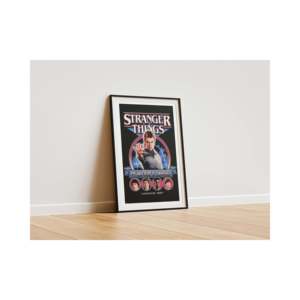 Affiche de style moderne Stranger Things 5 'My Battery Is Charged' en papier durable pour utilisation murale - Product Image 4