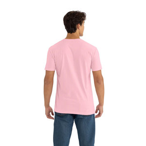 เสื้อยืดคอตตอนเนื้อนุ่มระบายอากาศได้ดี สีชมพูอ่อน พรีเมียมจาก Next Level Apparel เหมาะสำหรับการสกรีนโลโก้ตามสั่ง - Product Image 2