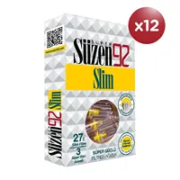 Embouts de filtre à cigarettes Szen92 Slim 27x12 - Lot de embouts buccaux jetables en papier pour accessoires de tabac