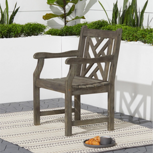 Sillón de jardín renacentista a mano para exteriores, madera de teca, Suar, caoba, exterior, minimalista, Simple, uso moderno, muebles 1612560 - Product Image 4