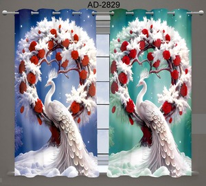 Cortinas Personalizadas 100% Poliéster Jacquard para Uso Hospitalario, Recubiertas de PU, Resistentes a las Arrugas, Teñidas con Hilo, Impresión Digital, Acabado Tejido de Lujo - Product Image 1