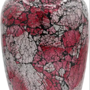 แก้วโมเสคสำหรับผู้ใหญ่ขนาดใหญ่ทำด้วยมือใส่เถ้ากระดูกพร้อมกระเบื้องแต่ละชิ้นใช้ด้วยมืองานศิลปะที่ไม่เหมือนใครสำหรับงานศพ - Product Image 1