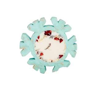 Cuencos de madera de copo de nieve rústicos hechos a mano para velas de Navidad diseño más nuevo al por mayor de Vietnam - Product Image 2