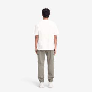 Pantalon cargo à revers tendance pour hommes Black Stone Olive avec poignets réglables et poches spacieuses - Product Image 4