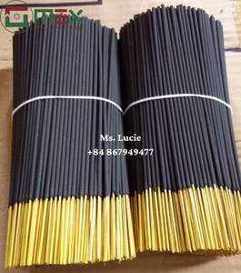 Bâtons de joss parfumés en bambou noir diffuseur d'encens et d'aromathérapie traditionnel indien en boîte Vietnam pour usage religieux - Product Image 2