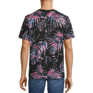 Verano 100% algodón cuello redondo impreso manga corta hombres Slim Fit Camiseta con el mejor precio de fábrica EXPORTACIÓN DE Bangladesh - Product Image 3