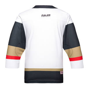 Jersey de Hockey sobre Hielo Unisex Personalizado de Alta Calidad, 100% Poliéster Transpirable, Venta al Por Mayor, con Logotipo de Equipo Personalizado - Servicio OEM - Product Image 2