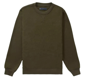 Vente en gros de sweatshirt blanc OEM pour hommes, fabricant de sweatshirts de sport personnalisés pour hommes, sweatshirts à col rond pour hommes, bloc de couleurs - Product Image 5