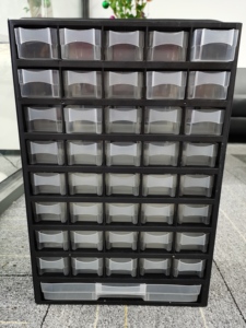 GDT רב-פונקציה 41 מגירת פלסטיק חלקי אחסון חומרה ומלאכה ארון - Product Image 5