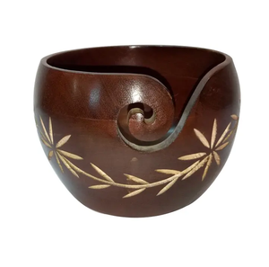 Bol de stockage de fil New look Fabriqué avec du bois rustique Bonne qualité Personnalisation produit le plus vendu de qualité supérieure - Product Image 5