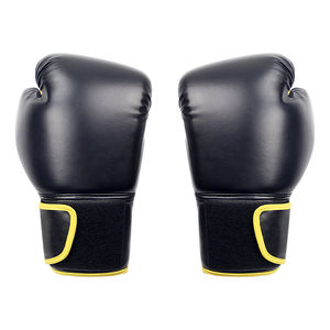 Buen fabricante Gran impacto Calidad Premium Cuero de vaca genuino Guantes de Kick Boxing Hombres Entrenamiento profesional Logotipo personalizado - Product Image 3