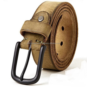 เข็มขัดหนังสำหรับผู้ชายเข็มขัดหนังผู้ชายแบบกลัดหัวเข็มขัดแบบคลาสสิกเข็มขัดหนังแท้นุ่มและเครื่องประดับ - Product Image 2