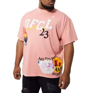 Camisetas de hombre más vendidas 100% algodón peso ligero de alta calidad ajuste suelto diseño liso nueva colección - Product Image 1