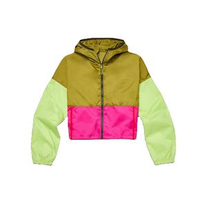 Chaqueta Cortavientos Impermeable con Bloques de Color Personalizados para Mujer, Talla Grande, con Cremallera, Chaqueta Cortavientos de Nailon con Capucha para Exteriores 2026 - Product Image 4