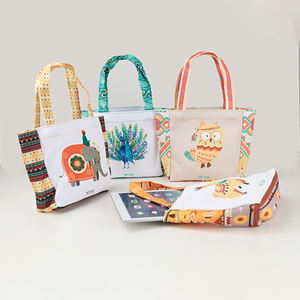 Custom Logo Rpet Canvas Handbag Luxury Ladies Grocery <b>Shopping</b> Bag With <b>Small</b> New Arrivals Reusable - Product Image 4