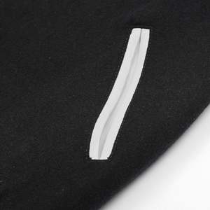 Chaqueta Universitaria Vintage de Diseño Personalizado, Chaqueta de Invierno para Hombre, Cuerpo de Lana Negra, Mangas de Cuero Vacuno Blanco, Transpirable - Product Image 4