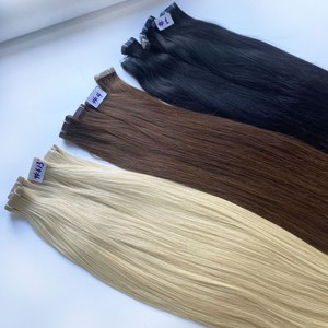 ผมต่อแบบยาวตรงหลากสีผมมนุษย์เวียดนามเกรดผมคนผมแท้ - Product Image 2